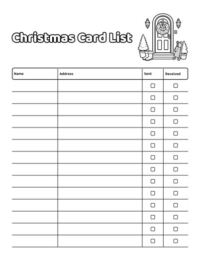 Christmas Planner You Can Color page 5