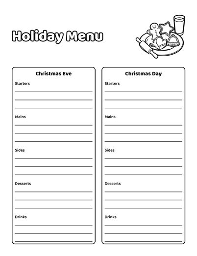 Christmas Planner You Can Color page 6