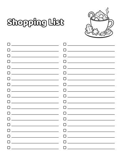 Christmas Planner You Can Color page 7