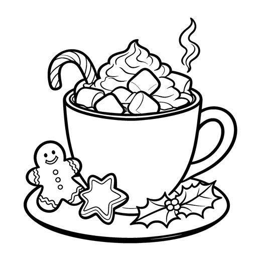 A big mug of hot cocoa with marshmallows