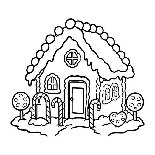 A gingerbread house
