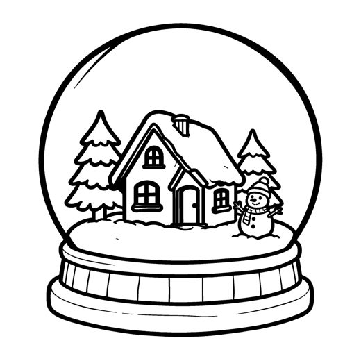 A snow globe